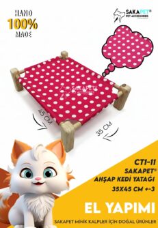 Ahşap kedi Yer Yatağı CT1-11