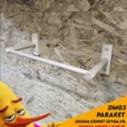 duvara monte kuş tüneği