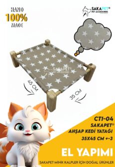 Ahşap kedi Yer Yatağı CT1-04