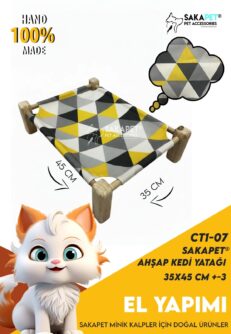 Ahşap kedi Yer Yatağı CT1-07