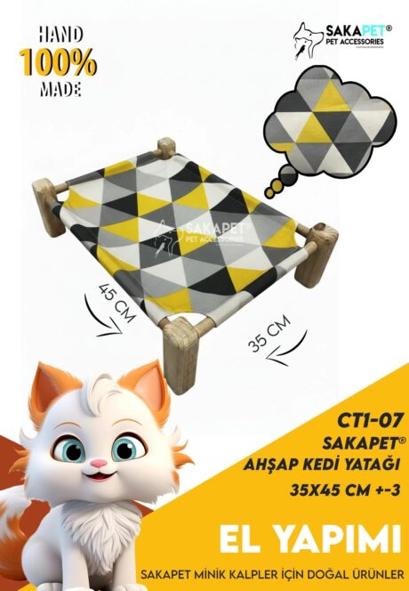 Ahşap kedi Yer Yatağı CT1-07