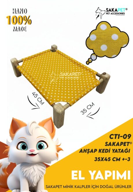 Ahşap kedi Yer Yatağı CT1-09
