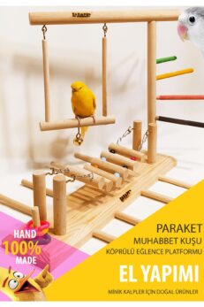 Ahşap Kuş Oyun Parkuru | El Yapımı Kuş Oyun Alanı | Sakapet